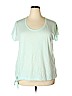 Gap Outlet 100% Cotton Light Blue Short Sleeve Top Size XXL - photo 1