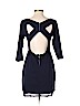 Alice + Olivia Navy Blue Casual Dress Size 2 - photo 2