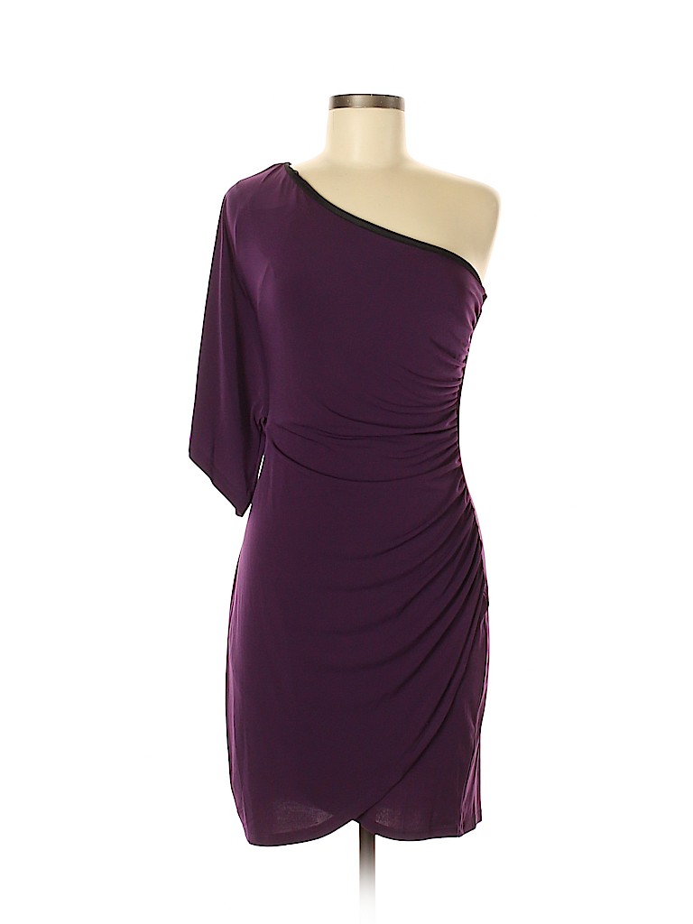 En Focus Studio Dark Purple Casual Dress Size 6 - photo 1