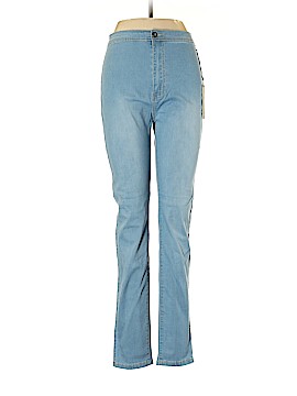 JC JQ Jeans Solid Light Blue Jeggings 