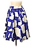 Kate Spade New York 100% Silk Print Dark Blue Casual Skirt Size 6 - photo 2