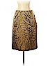 Oscar De La Renta Tan Wool Skirt Size 4 - photo 1