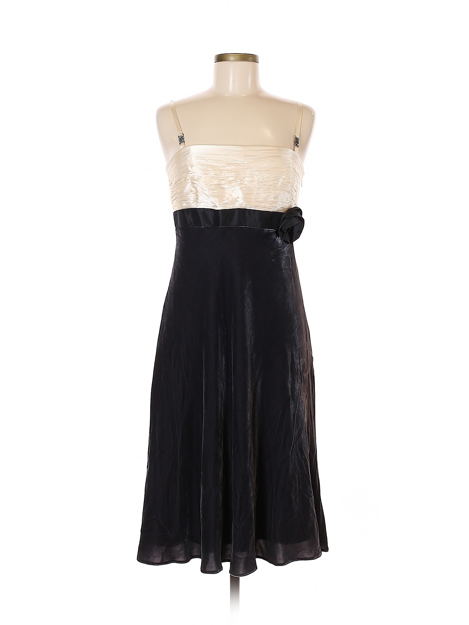 Laundry by Shelli Segal Solid Gray Cocktail Dress Size 8 95 off