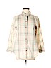 Pendleton 100% Cotton Light Pink 3/4 Sleeve Button-Down Shirt Size 6 (petite) - photo 1
