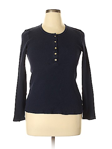 J. Crew Factory Store Long Sleeve Henley (view 1)