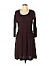Calvin Klein 100% Acrylic Burgundy Casual Dress Size M - photo 1