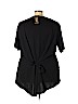 City Chic 100% Cotton Black Short Sleeve Top Size 22 (XL) (Plus) - photo 2