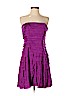 Cynthia Steffe 100% Silk Dark Purple Cocktail Dress Size 2 - photo 1