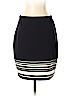 Max Studio Color Block Solid Graphic Stripes Black Casual Skirt Size S - photo 1