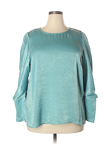 ELOQUII Long Sleeve Blouse (view 1)