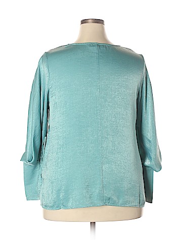 ELOQUII Long Sleeve Blouse (view 2)