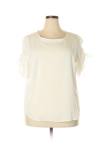 ELOQUII Short Sleeve Blouse (view 1)