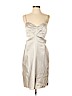 Marc Jacobs 100% Silk Tan Cocktail Dress Size 4 - photo 1