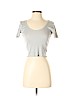 Truly Madly Deeply Gray Short Sleeve Top Size S - photo 1