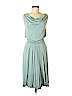 Alberta Ferretti Light Blue Cocktail Dress Size 6 - photo 1