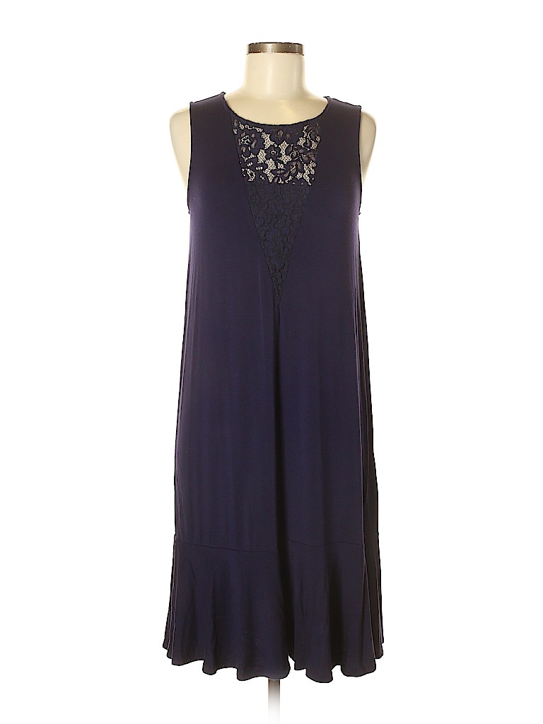 Apt. 9 Lace Dark Purple Casual Dress Size M - 70% off | thredUP