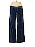 Juicy Couture 100% Cotton Dark Blue Velour Pants Size L - photo 1