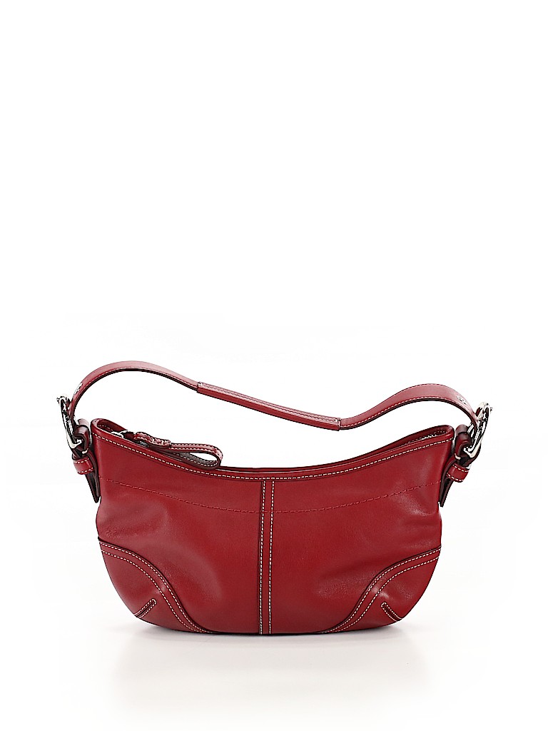 Coach Solid Red Shoulder Bag One Size - 82% off | thredUP