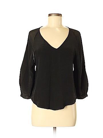 Chelsea Flower Long Sleeve Silk Top (view 1)