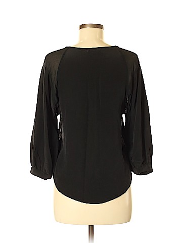 Chelsea Flower Long Sleeve Silk Top (view 2)