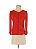 Kate Spade New York 100% Cotton Solid Orange Cardigan Size S - photo 1
