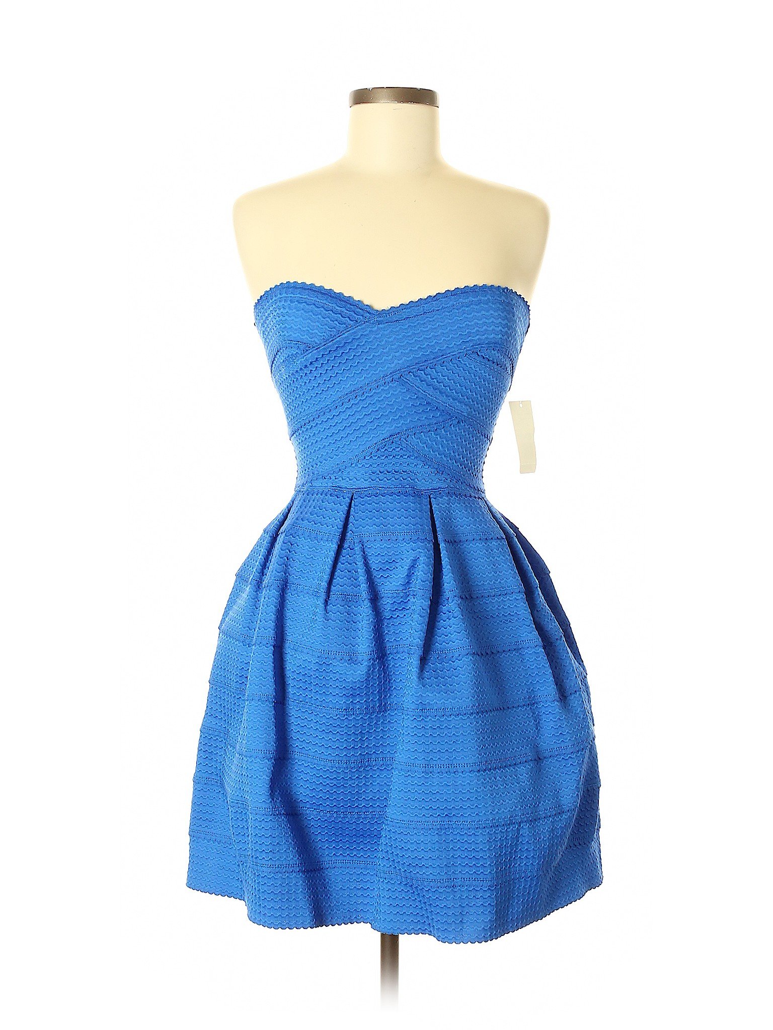 B. Smart Solid Blue Cocktail Dress Size 6 - 43% off | thredUP