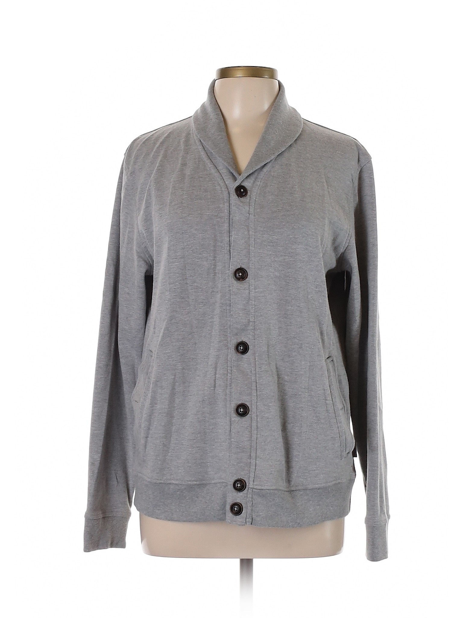 Ted Baker London Solid Gray Cardigan Size 10 (4) - 87% off | thredUP