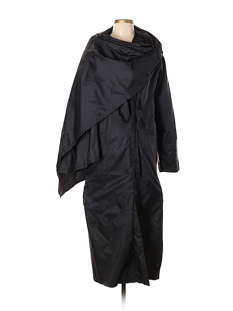 Morgane Le Fay Solid Black Raincoat Size S - 88% off | thredUP