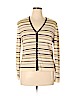 St. John Sport Tan Wool Cardigan Size M - photo 1