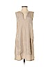 Theory 100% Silk Tan Casual Dress Size 2 - photo 1