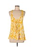 Joie 100% Rayon Yellow Sleeveless Top Size M - photo 1