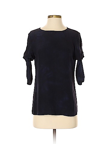 Gryphon New York Short Sleeve Silk Top (view 1)