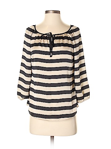 White House Black Market 3/4 Sleeve Blouse (view 1)