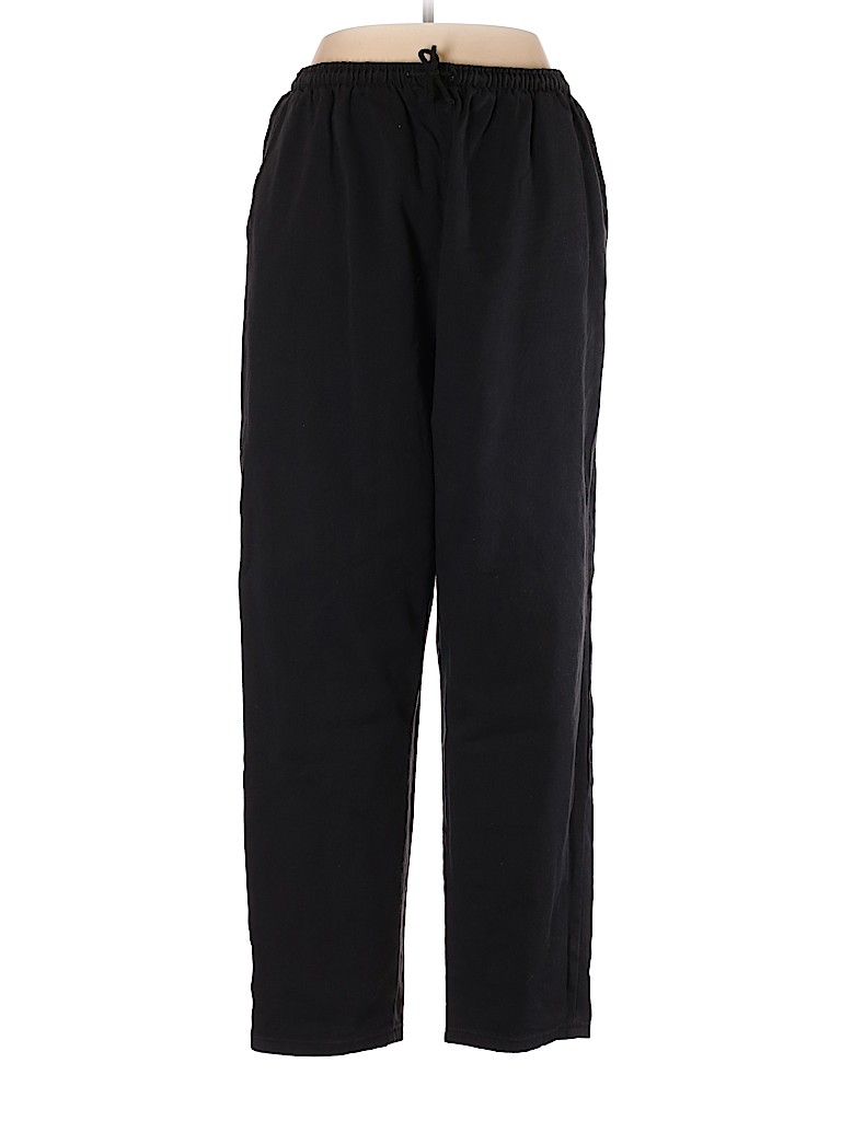 Bobbie Brooks Solid Black Casual Pants Size 8 - 87% off | thredUP