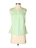 J.jill 100% Cotton Green Sleeveless Blouse Size XS (petite) - photo 1