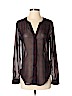 Banana Republic Factory Store 100% Polyester Black Long Sleeve Blouse Size XS - photo 1