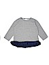 Crewcuts Color Block Gray Sweatshirt Size 12 - photo 1