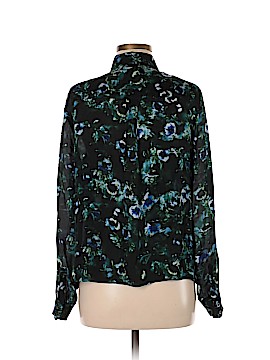 Haute Hippie Long Sleeve Silk Top (view 2)