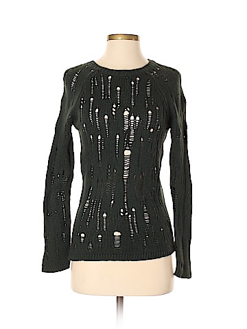 Aqua Wool Pullover Sweater (view 1)