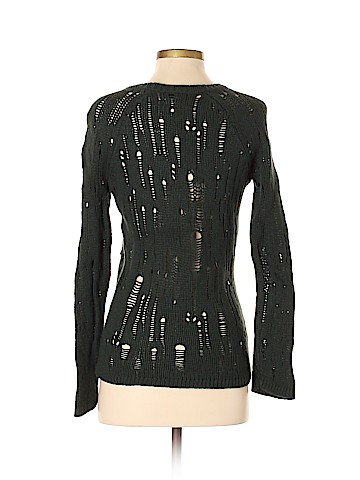 Aqua Wool Pullover Sweater (view 2)