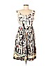Kate Spade New York Print Tan Casual Dress Size 6 - photo 1