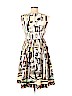 Kate Spade New York Print Tan Casual Dress Size 6 - photo 2