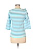 Kate Spade New York Stripes Blue 3/4 Sleeve Top Size M - photo 2