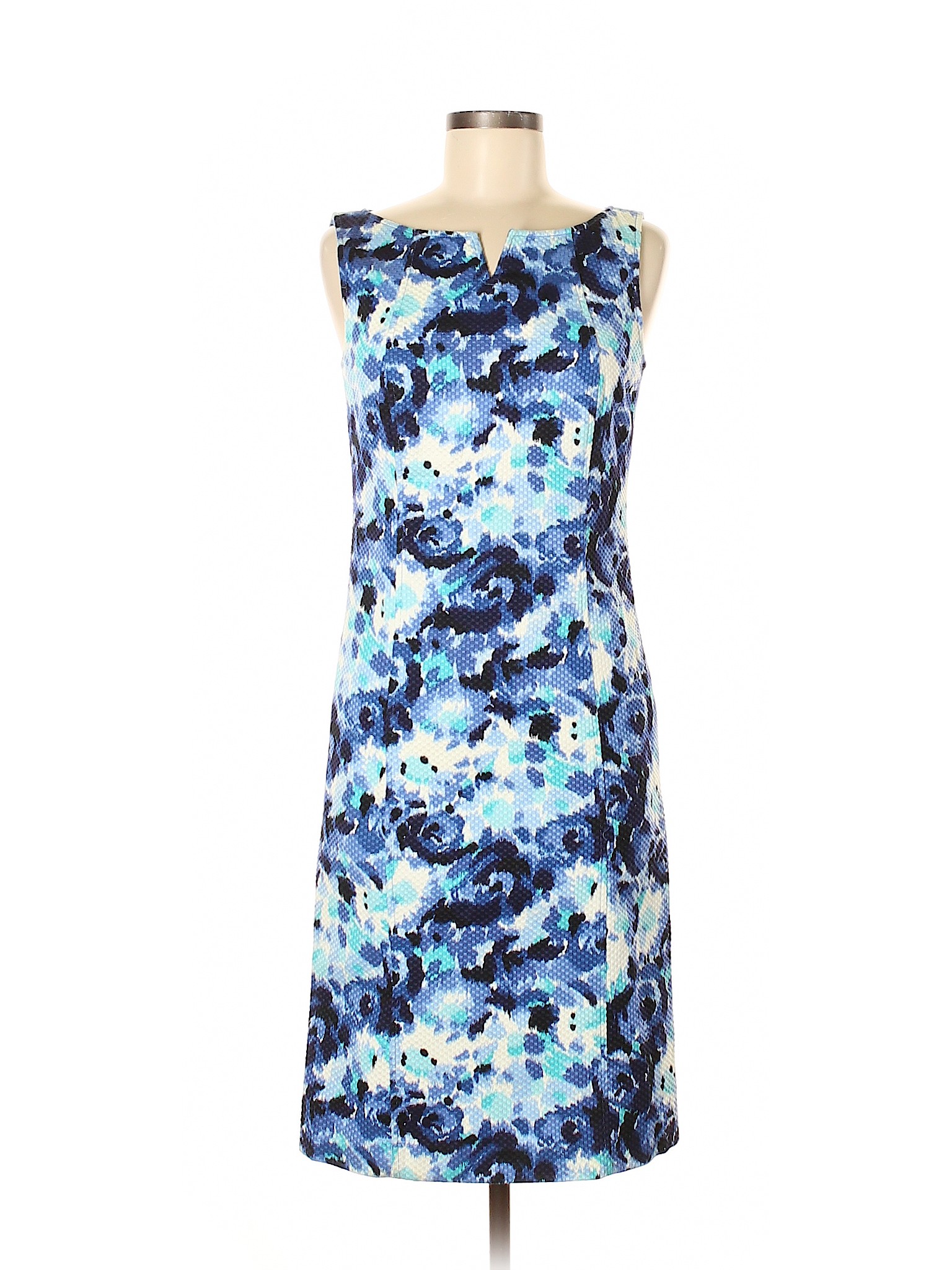 Talbots Outlet Floral Blue Casual Dress Size 6 - 19% off | thredUP