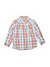 Tommy Hilfiger 100% Cotton Plaid Orange Long Sleeve Button-Down Shirt Size 3T - photo 2