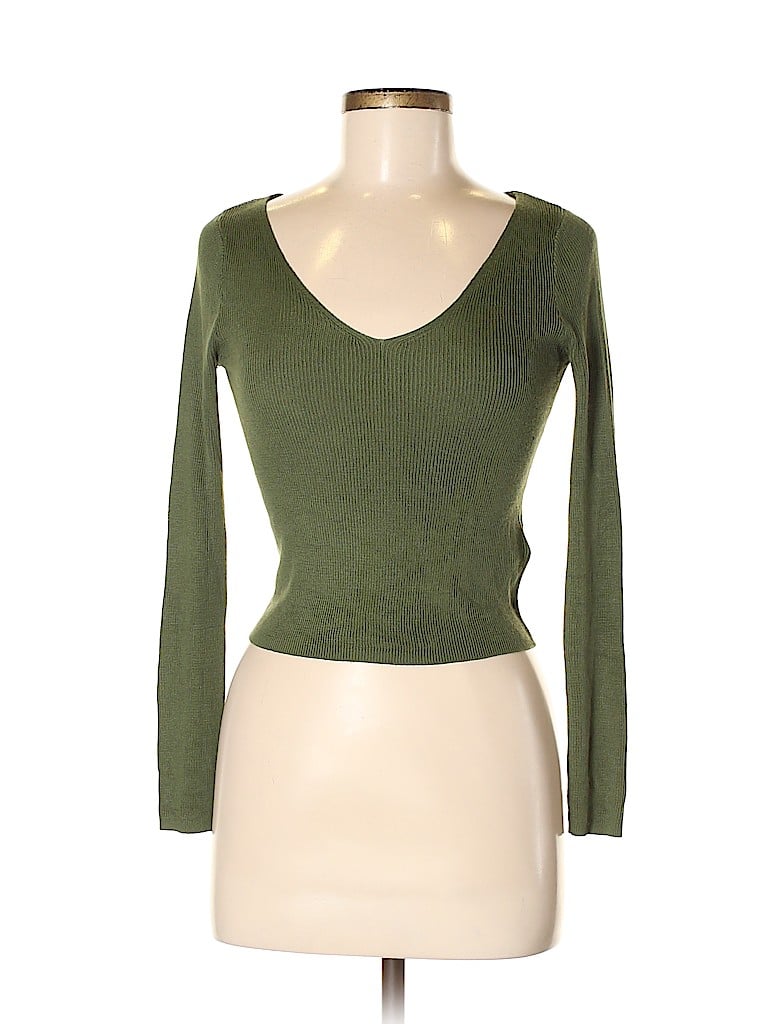 Divided by H&M Green Long Sleeve Top Size S - 77% off | thredUP