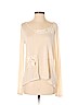 Ella Moss 100% Micro Modal Ivory Long Sleeve Top Size M - photo 1