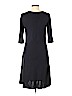Theory 100% Cotton Black Casual Dress Size L - photo 2