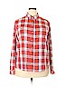 Rider 100% Cotton Red Long Sleeve Button-Down Shirt Size XXL - photo 1