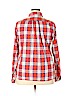 Rider 100% Cotton Red Long Sleeve Button-Down Shirt Size XXL - photo 2